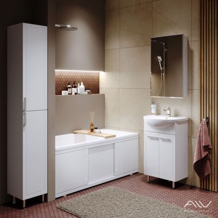 Зеркало-шкаф Alavann Vittoria ALV0294001 60х80 подвесной цвет белый