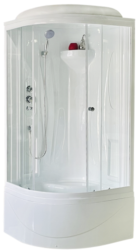 Душевая кабина Royal Bath BK RB90BK1-T 90х90 четверть круга