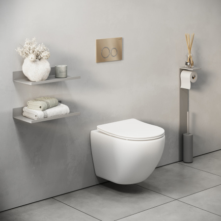 Инсталляция + кнопка смыва + унитаз Grossman Galaxy 97.4455S.01.310