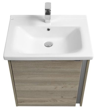 Тумба под раковину Aquaton Стоун 1A231401SX850 60х40 подвесная цвет коричневый