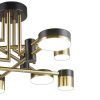 Люстра потолочная Natali Kovaltseva Loft Led (Лофт Лед) LED LAMPS 81369 GOLD BLACK
