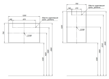 Зеркало в ванную Aquanet Оптима 00288968 120х75 цвет белый