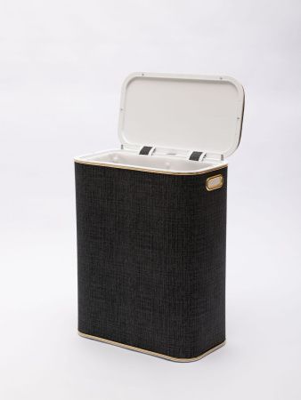 Корзина для белья Geralis Вamboo Gray BBG-B