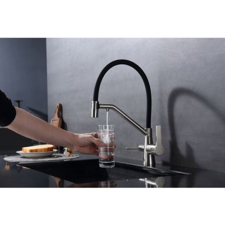 Смеситель для кухни Raglo R80 R80.62.05 на мойку сатин