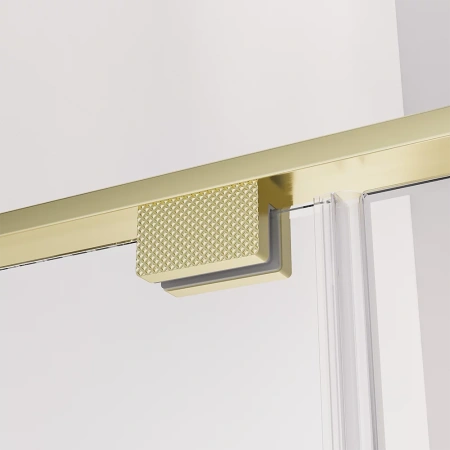 Душевой уголок Veconi Premium Alassio AL-SP-120100-00-G-C4 120х100 стекло прозрачное профиль золото без поддона