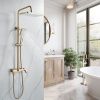 Душевая стойка Shevanik S9936G настенная цвет золото
