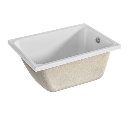 Ванна акриловая 1MarKa LETT 01лет1070 100х70 пристенная прямоугольная без каркаса