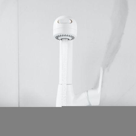 Смеситель Raffine F291C на раковину белый