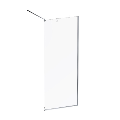 Душевая перегородка Am.Pm Func W84WI-80-F1-MTE 80х200 стекло прозрачное профиль хром глянцевый - фото 2