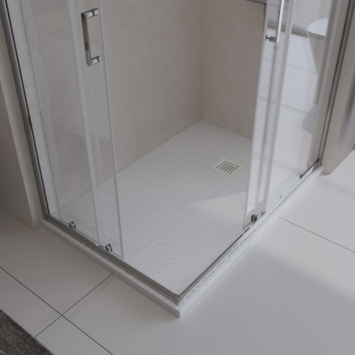 Душевой поддон BelBagno UNO TRAY-MR-UNO-AH-100/80-35-W-BO 100х80 искусственный мрамор белый - фото 3