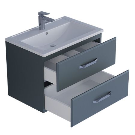 Тумба под раковину Uperwood Foster 291020521 70х50 подвесная цвет серый