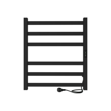 Полотенцесушитель электрический Indigo Oktava Slim 3 LСLOKS3E60-50BRRt 55х60 черный