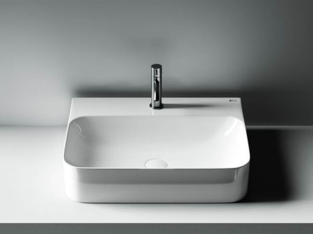 Раковина из сантехнического фарфора Ceramica Nova AURA CN2001 60х50 подвесная цвет белый 1 отверстие под смеситель