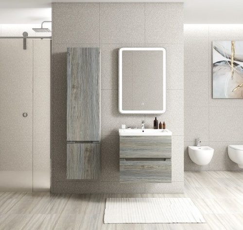 Шкаф-пенал Art&Max TECHNO AM-Techno-1600-AC-SO-LW635-L 40х30х160 подвесной - фото 2