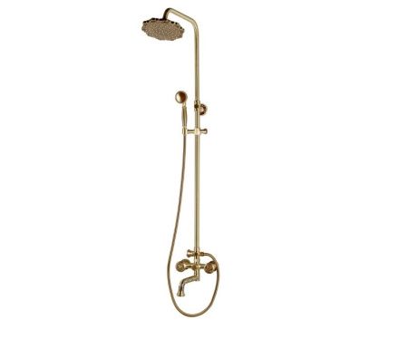 Душевая стойка Bronze de Luxe 10121PF настенная цвет бронза