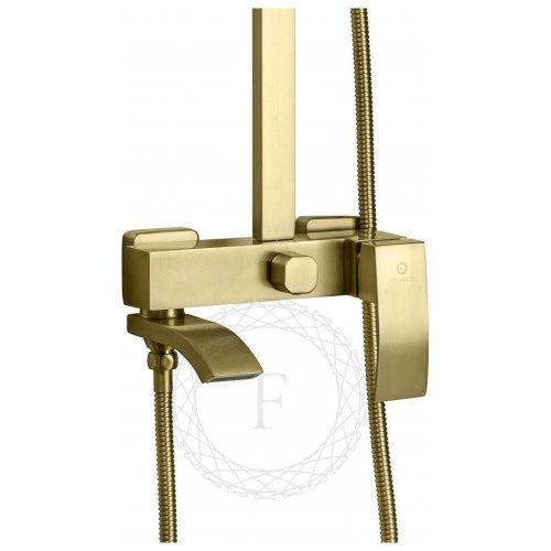 Душевая стойка Filarete FL2010MG настенная цвет матовое золото - фото 4