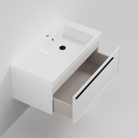 Тумба с раковиной La Fenice ELBA NFNC-01-ELB-B-90-3-90R 90х50 подвесная цвет белый