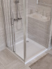 Душевой уголок BelBagno UNO-195 UNO-195-AF-31-90-C-IN 90х90 стекло прозрачное профиль сатин без поддона