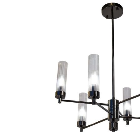 Люстра на штанге AM Group Indigo (Индиго) INDIGO SP6 PEARL BLACK