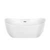 Ванна акриловая Sancos Jazz FB17 170х80 отдельностоящая овальная с каркасом