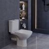 Унитаз напольный с бачком Taliente Elegia Vortex EG25065 белый с сиденьем микролифт безободковый душевой смыв