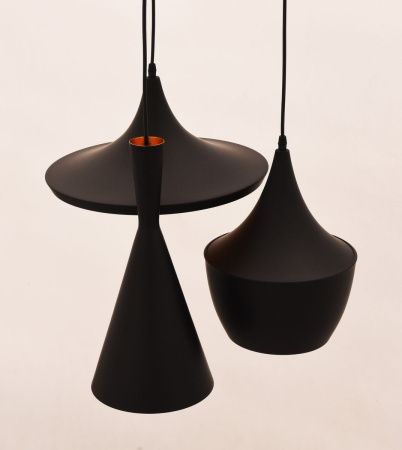 Люстра подвесная Lumina Deco Foggi (Фогги) LDP 7712-3 BK