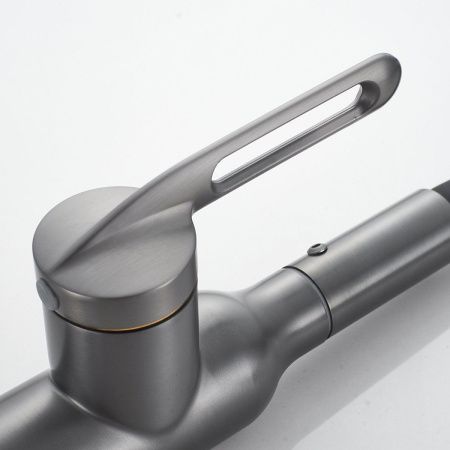 Смеситель для кухни Raffine F303T-3 на мойку оружейная сталь