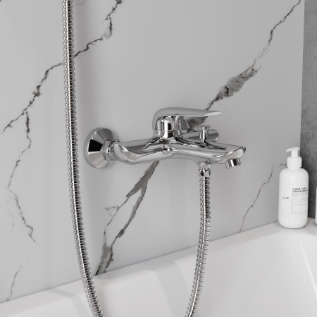 Смеситель для ванны Teymi Hanna T10205 настенный хром