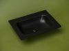 Раковина из сантехнического фарфора Ceramica Nova GRACE CN7011MBwx 60х50 накладная цвет черный без отверстий под смеситель