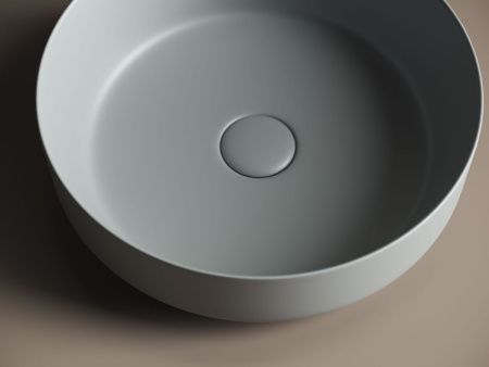 Раковина из сантехнического фарфора Ceramica Nova ELEMENT CN6022MH 40х40 накладная цвет черный без отверстий под смеситель