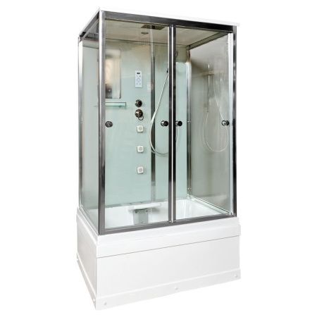 Душевая кабина AvaCan V1245 120х90 прямоугольная с крышей ориентация универсальная