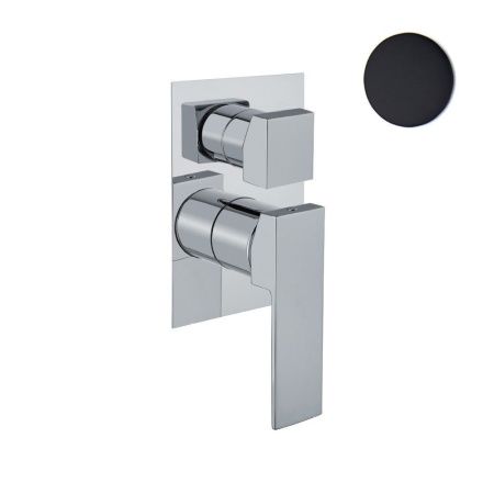 Смеситель для ванны и душа Webert Pegaso PE880601560 встраиваемый в стену черный