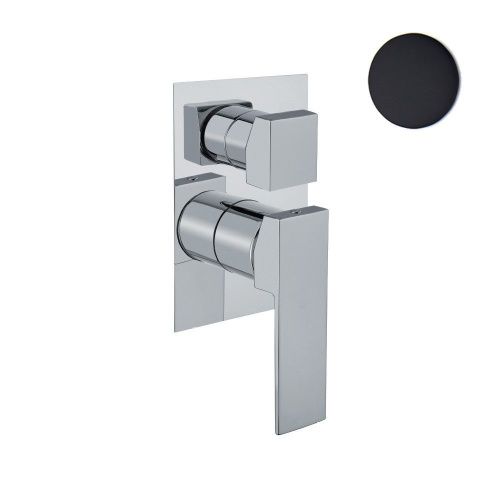 Смеситель для ванны и душа Webert Pegaso PE880601560 встраиваемый в стену черный - фото 2