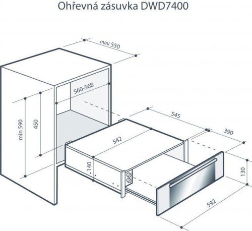 Подогреватель посуды De Dietrich DWD7400W - фото 3