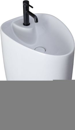 Раковина керамическая Allen Brau Infinity 4.21015.20 60х40 напольная цвет белый 1 отверстие под смеситель