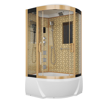 Душевая кабина Niagara Luxe 7712GL 120х80 асимметричная с крышей ориентация левая Душевая кабина Niagara Luxe 7712GL 120х80 асимметричная с крышей ориентация левая