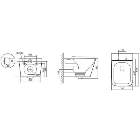 Унитаз подвесной Тритон Verso Щ0000057972 белый с сиденьем микролифт безободковый каскадный смыв