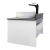 Тумба с раковиной Comforty Марсель 00-00012270CF 80х50 подвесная цвет белый