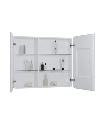 Зеркало-шкаф Continent Elliott МВК031 100х80 подвесной цвет белый