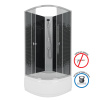Душевая кабина Niagara Eco 75081454BK 90х90 четверть круга без крыши ориентация универсальная