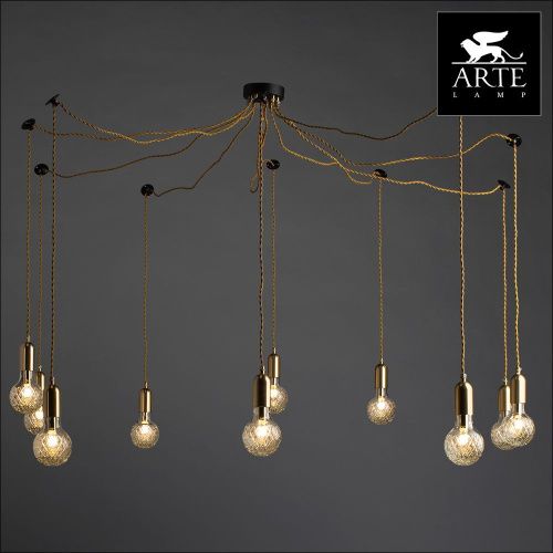 Люстра подвесная Arte Lamp Salute (Салуте) A8040SP-10SG - фото 3