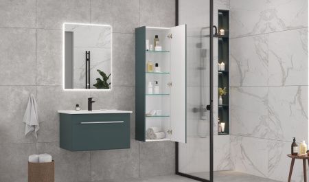 Шкаф-пенал Velvex POSSE pp.POS.40 верде 40х150 подвесной цвет зеленый