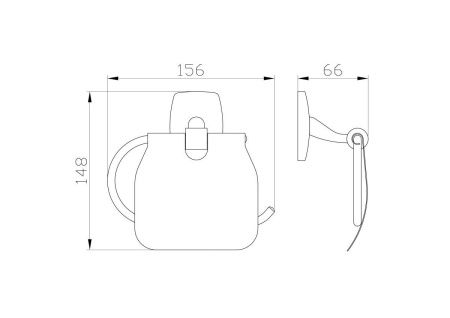 Бумагодержатель Wonzon & Woghand Porto WW-1601