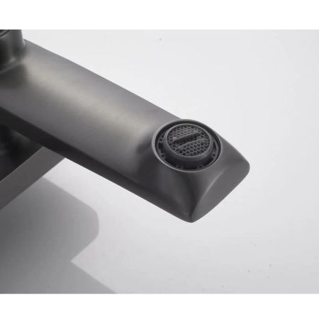 Душевая стойка Knotlor KN-62/GM настенная цвет вороненая сталь