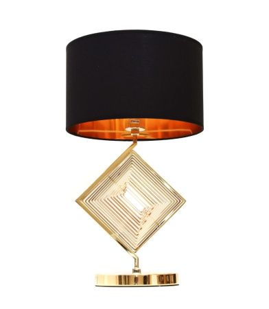 Настольная лампа Lumina Deco Fabi (Фаби) LDT 5529 F.GD+BK