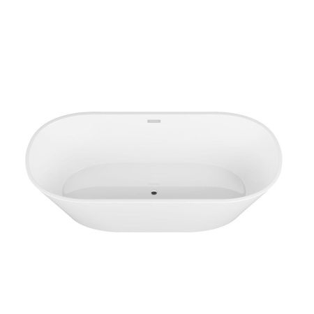 Ванна акриловая Grossman Forta GR-1503 170х75 отдельностоящая овальная с каркасом