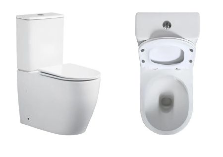 Унитаз напольный с бачком Cerutti SPA CT10373 белый с сиденьем микролифт безободковый смыв торнадо