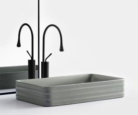 Смеситель для раковины Bronze de Luxe SCANDI 9015B на столешницу черный
