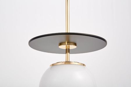 Светильник подвесной Lumina Deco Dalton (Далтон) LDP 7014-1 GD+BK