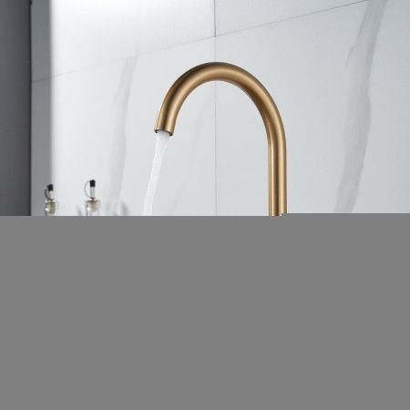 Смеситель для кухни Shevanik S128G на мойку золото